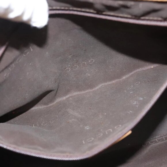 GUCCI GG Canvas Jackie Shoulder Bag Beige Gold 002 1073 3444 Auth 119187 - Picture 13 of 16